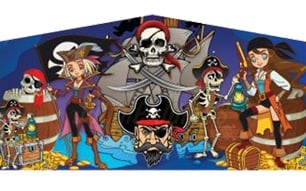 Inflatable Pirate Bounce House Banner 2 B1029 image 1