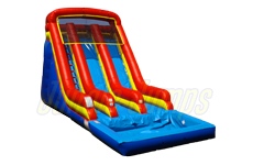 Inflatable Primary Color Double Lane Slide SL-1407 image 1