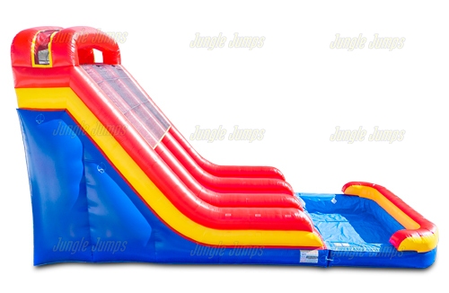 Inflatable Primary Color Double Lane Slide SL-1407 image 6