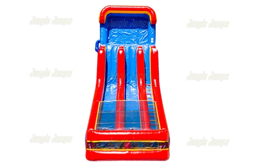 Inflatable Primary Color Double Lane Slide SL-1407 image 7