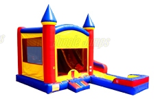 Inflatable Primary II Castle  side Slide Combo Wet Dry CO-1451 image 3