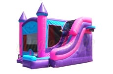 Inflatable Princes Castle side Slide Combo CO-1443 image 1