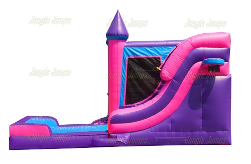 Inflatable Princes Castle side Slide Combo Wet/Dry CO-1453 image 6