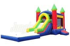 Inflatable Red Side Slide Combo with Pool CO-1487 image 1