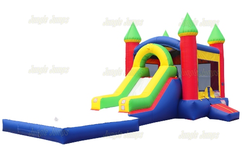 Inflatable Red Side Slide Combo with Pool CO-1487 image 3