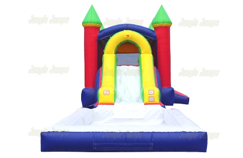 Inflatable Red Side Slide Combo with Pool CO-1487 image 4