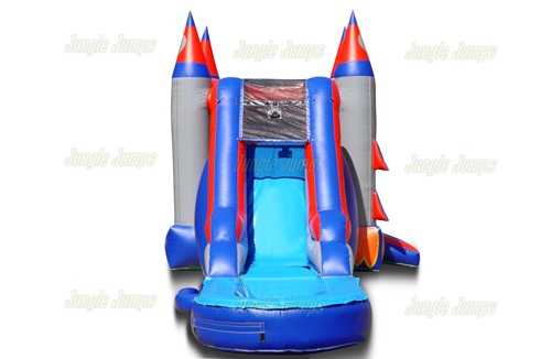 Inflatable Rocketship Combo with Pool CO-1214 image 4