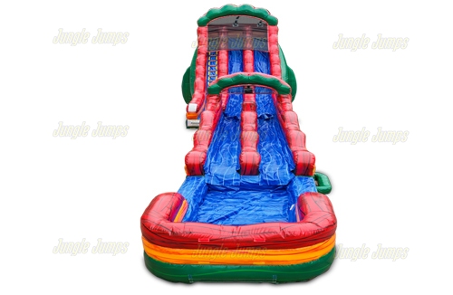 Inflatable Ruby Rogue Double Lane Slide Combo SL-1456 image 4