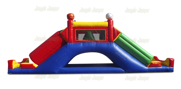 Inflatable Skybound Obstacle with Double Slide IN-1153 image 4