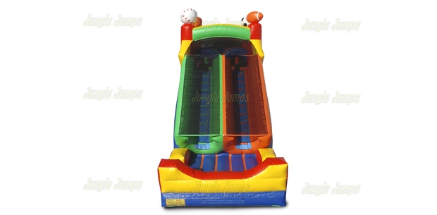 Inflatable Skybound Obstacle with Double Slide IN-1153 image 5