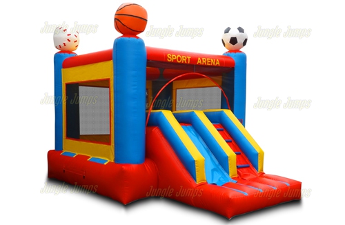 Inflatable Sports Arena with Slide CO-1005 image 3