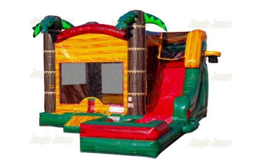 Inflatable Tropical Paradise Slide Combo Wet/Dry CO-1582 image 3