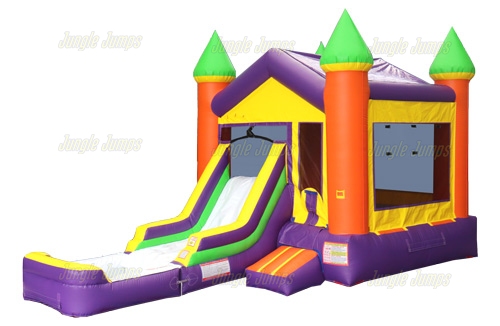 Inflatable V-Roof Castle Combo II with Pool CO-1531 image 3