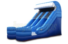 Inflatable Wave Double Slide with Splash Pool SL-1217 image 1