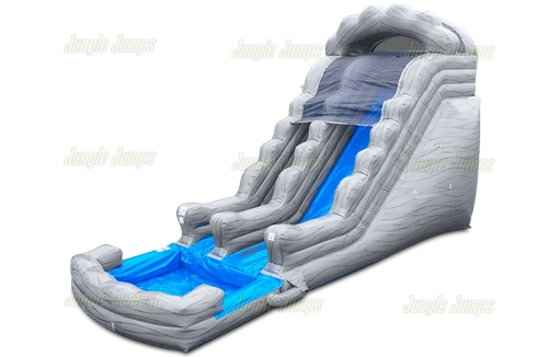 Inflatable Wave Gray Marble Wet/Dry Slide 14 to 18 High SL-1276 image 5