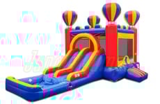 Inflatable Wet n Dry Dual Lane Balloon Combo CO-1506 image 1