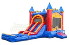 Inflatable Wet N Dry Marble Double Lane Combo CO-1592 image 1