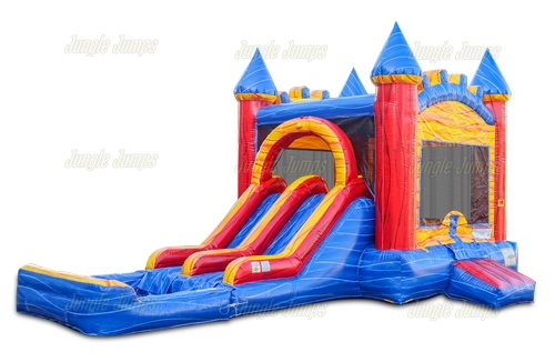 Inflatable Wet N Dry Marble Double Lane Combo CO-1592 image 3