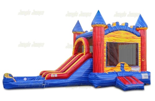 Inflatable Wet N Dry Marble Double Lane Combo CO-1592 image 4